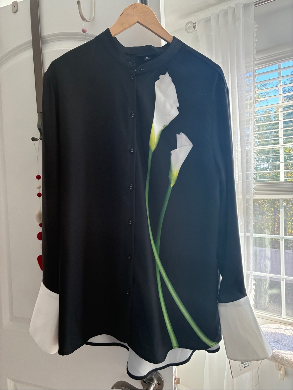 Victoria Beckham for Target Calla Lily Button Down Blouse XL NWT 2017